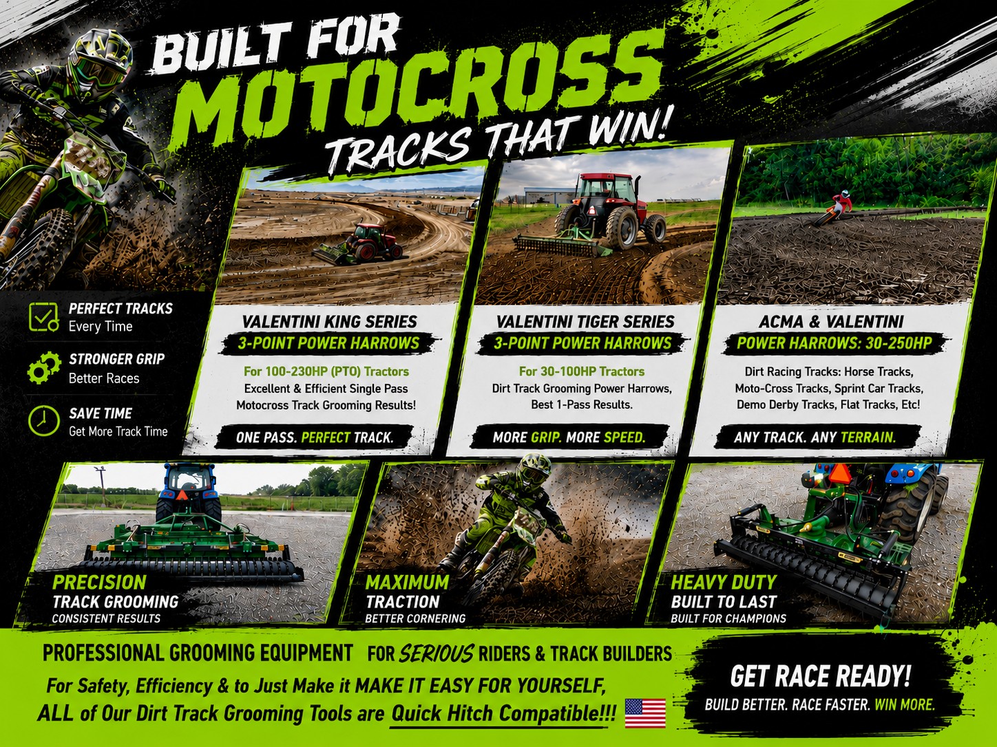 Motocross Track Grooming Equipment